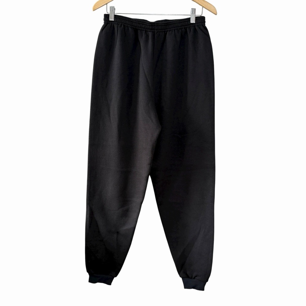 VTG 90s JC Penney Unisex USA Olympics Sweatpants Size L Made in USA Fleece Black